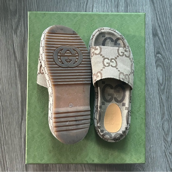gucci angelina maxi GG platform slides - Picture 4 of 5